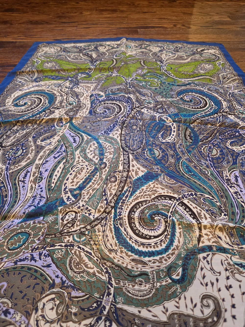 Four Seasons paisley oblong scarf from the Metropolitan Museum of Art store